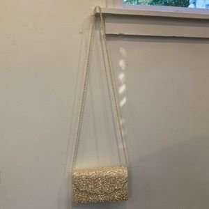 Vintage 90’s Cream Beaded Embellished Purse